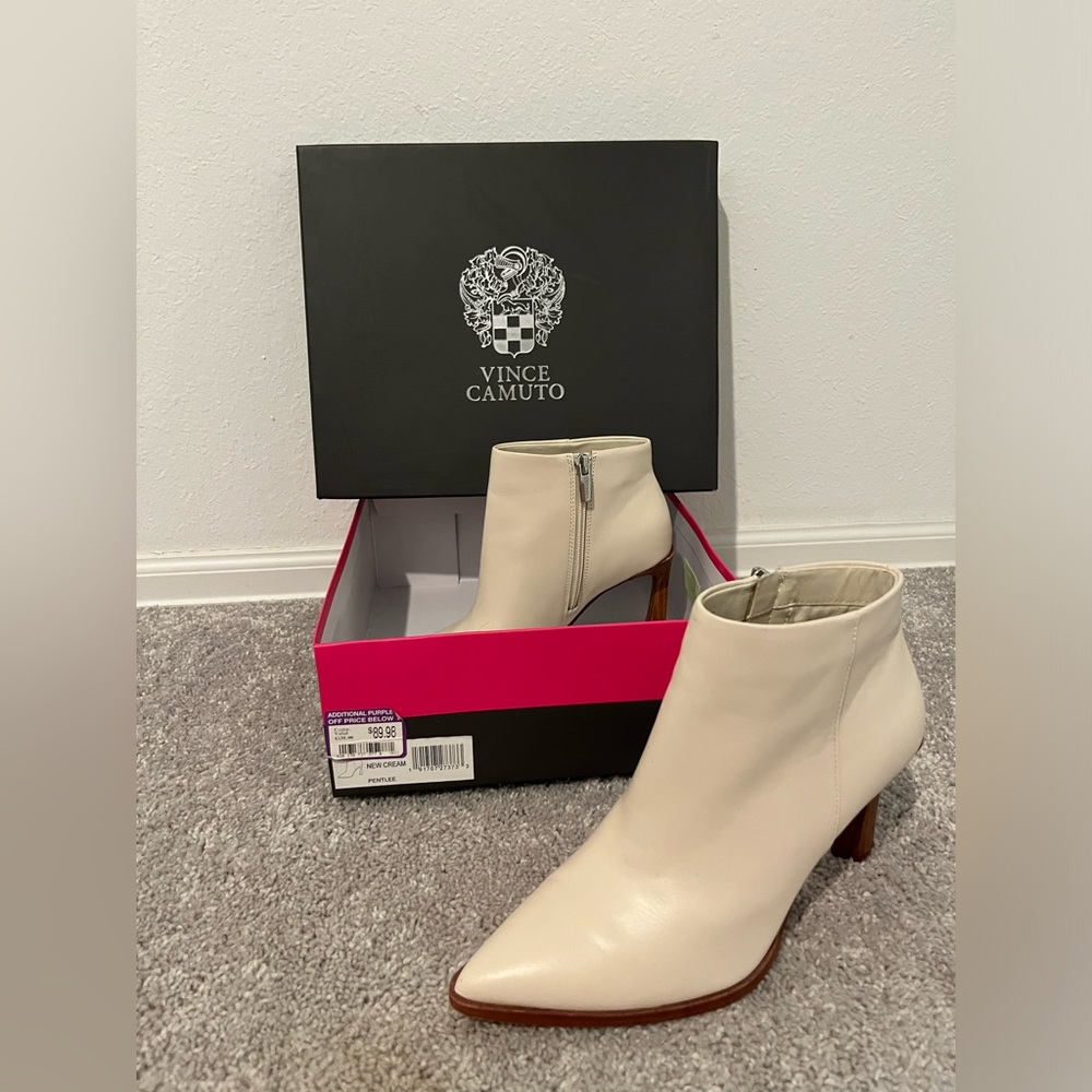 Vince Camuto Heel Booties Size 6.5